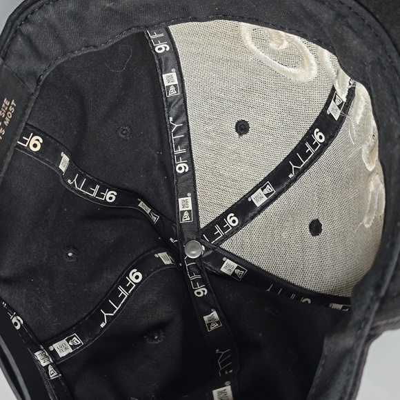 New Era 9Fifty Black snapback Raise cap Men's OSFA - Picture 8 of 16